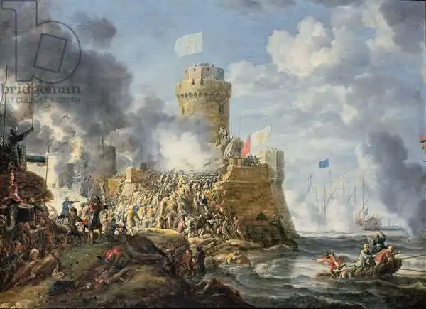 Peeters, Bonaventura: Turks Storming a Seaport