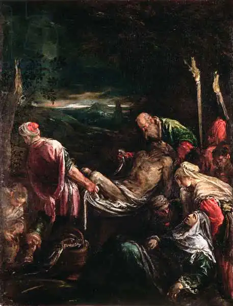Bassano, Leandro da Ponte: Entombment of Christ, 1578-80