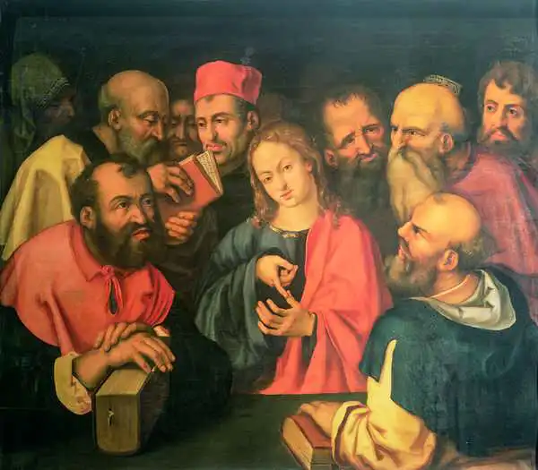 Dürer, Albrecht: Christ, aged twelve, among the scribes, 16th or 17th century