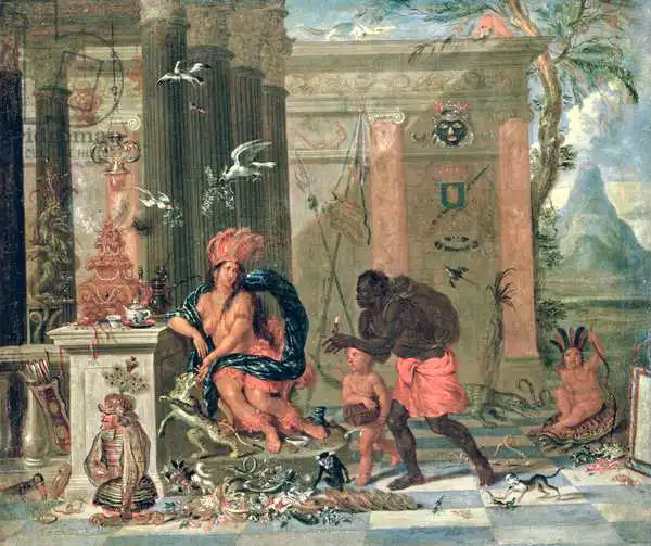 Kessel, Jan van, the younger: Alegoría de América