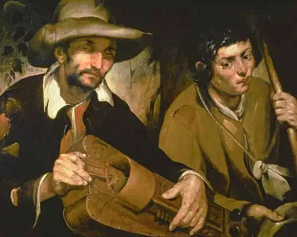 Herrera, Francisco: Blind Hurdy-Gurdy Player