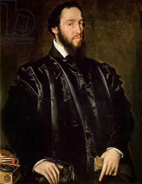 Mor, Anthonis van Dashorst: Portrait of Anton Perrenot de Granvelle (1517-86) Minister of State to Charles V and to Philip II of Spain