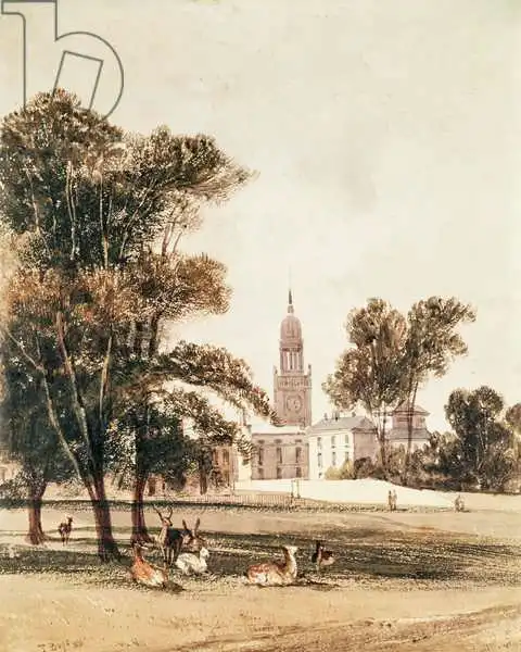 Boys, Thomas Shotter: The Church of St Alphage from the Park, Greenwich