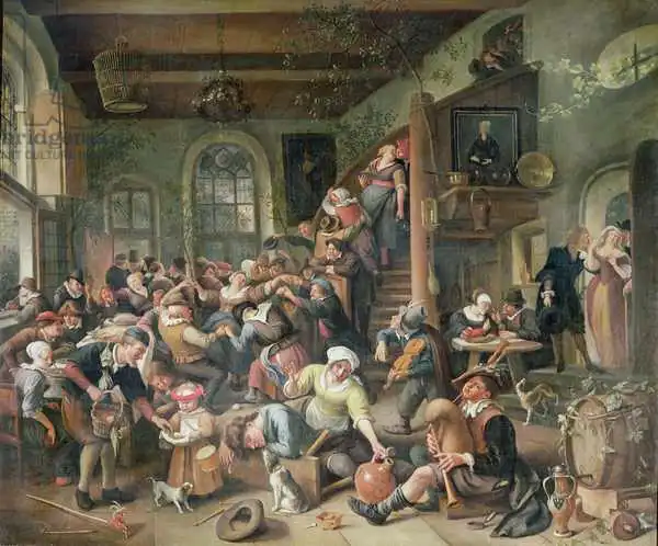 Steen, Jan Havicksz: La danse des œufs