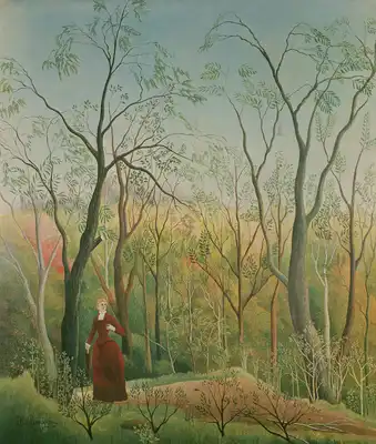 Rousseau, Henri: Walk through the woods