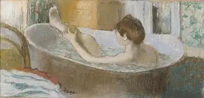 Degas, Edgar: The woman in the bath