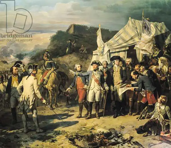 Couder, Auguste: Siège de Yorktown, 17 octobre 1781
