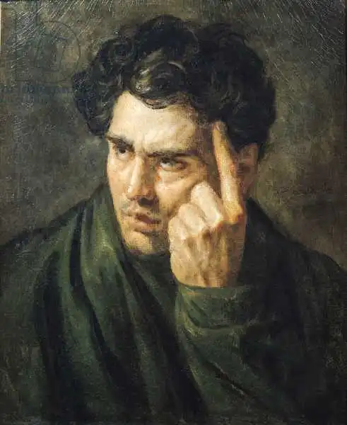 Géricault, Théodore: Portrait of Lord Byron (1788-1824)