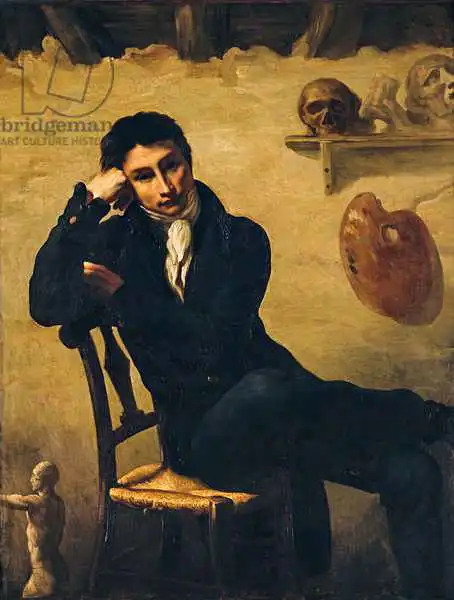 Géricault, Théodore: Portrait of an Artist in his Studio