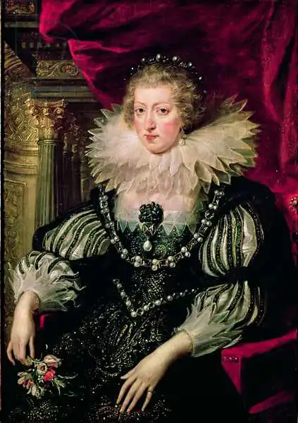 Rubens, Peter Paul: Portrait of Anne of Austria (1601-66) Infanta of Spain, Queen of France and Navarre