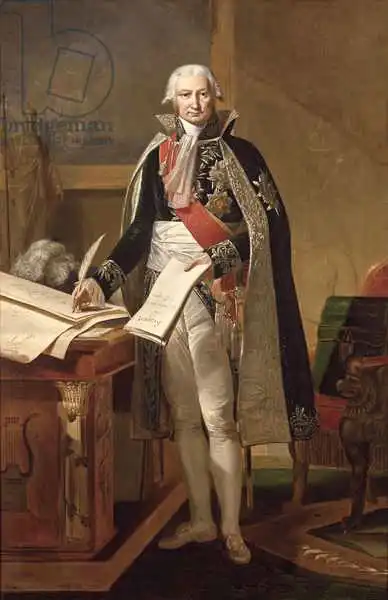 Ansiaux, Antoine: Jean-Baptiste de Nompere de Champagny (1756-1834) duc de Cadore, après une peinture de Theodore Rousseau (1812-1867) commandée en 1853