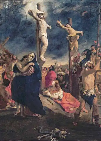 Delacroix, Eugene: Christ on the Cross