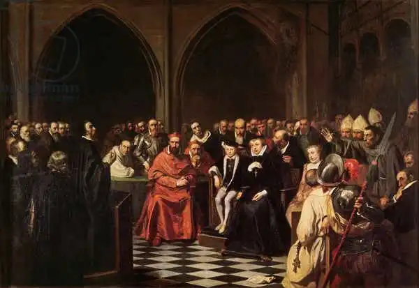Robert-Fleury, Joseph-Nicolas: Colloquy of Poissy in 1561