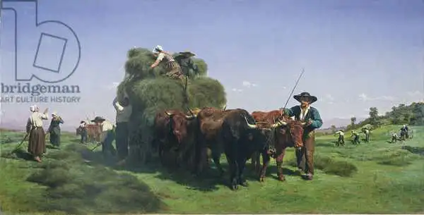 Bonheur, Rosa: Haymaking, Auvergne