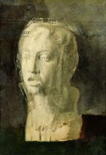 Degas, Edgar: Study of the Head of a Young Singer, after Della Robbia, c.1856-58