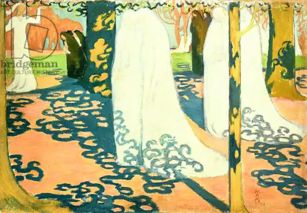 Denis, Maurice: Processione sotto gli alberi