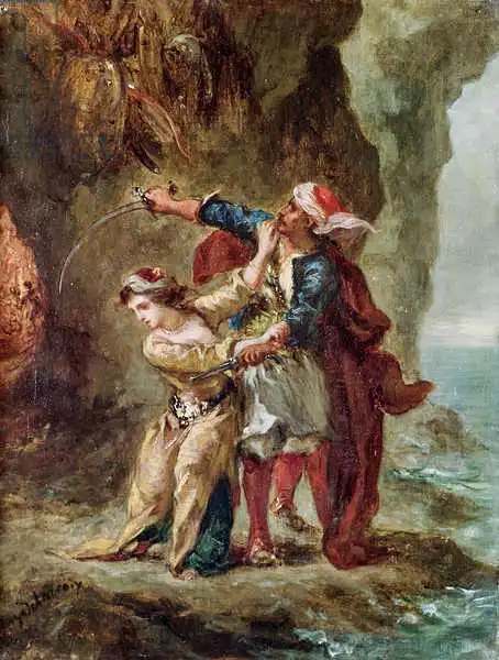 Delacroix, Eugene: The Bride of Abydos