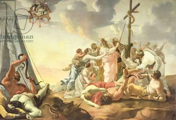 Vouet, Simon: Le serpent effronté, section de droite
