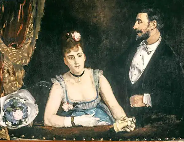 Gonzalès, Eva: Une boîte au théâtre des Italiens