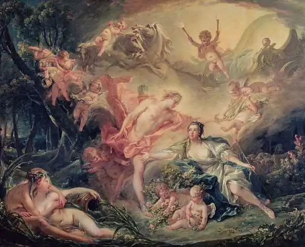 Boucher, Francois: Apollo révélant sa divinité au berger isse