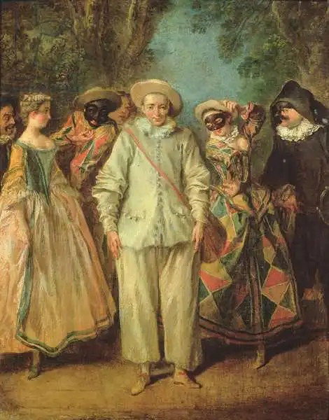 Lancret, Nicolas: The Actors of the Commedia dell