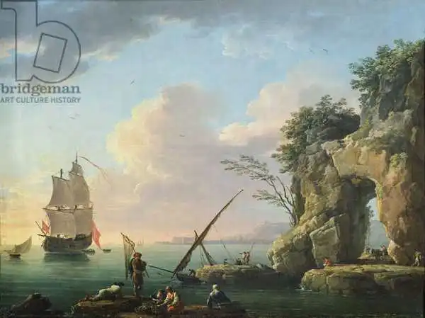 Vernet, Claude Joseph: Paysage marin