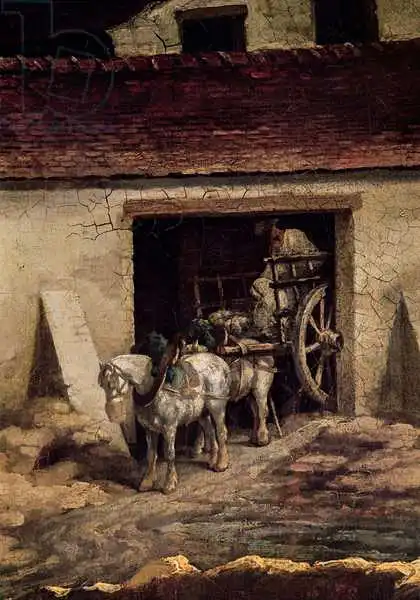 Géricault, Théodore: The Kiln at the Plaster Works (detail)