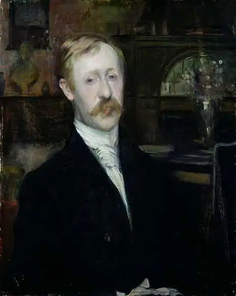 Blanche, Jacques-Emile: Portrait of George Moore (1852-1933)