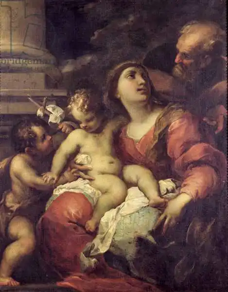 Castello, Valerio: The Holy Family