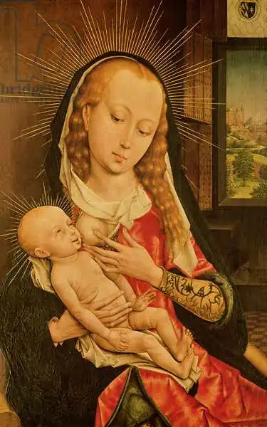 Weyden, Rogier van der: Panna Marie s dítětem