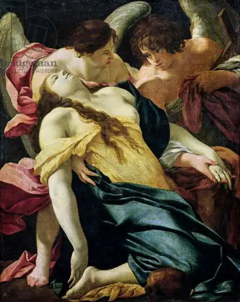 Vouet, Simon: Marie-Madeleine transportée par les anges