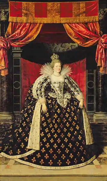 Pourbus, Frans II: Marie de Medici (1573-1642) in Coronation Robes