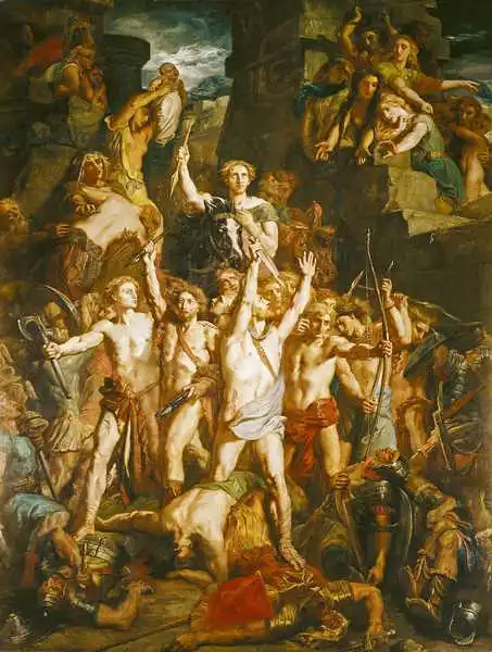 Chassériau, Théodore: The Defence of Gaul