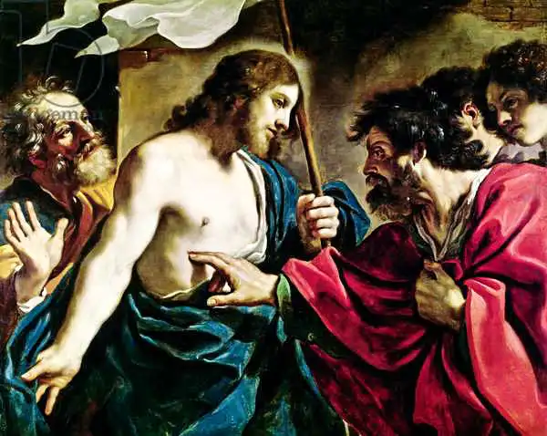 Guercino: Incredulity of St. Thomas