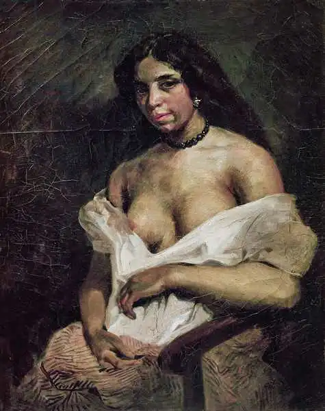 Delacroix, Eugene: Una mulata, c.1821-24