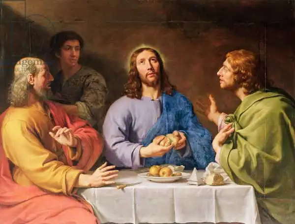 Champaigne, Philippe de: Večeře v Emauzích