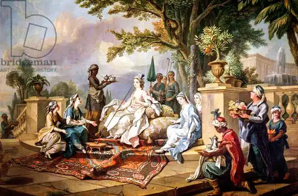 Loo, Charles-Amedee-Philippe van: La sultana a servi par ses eunuques