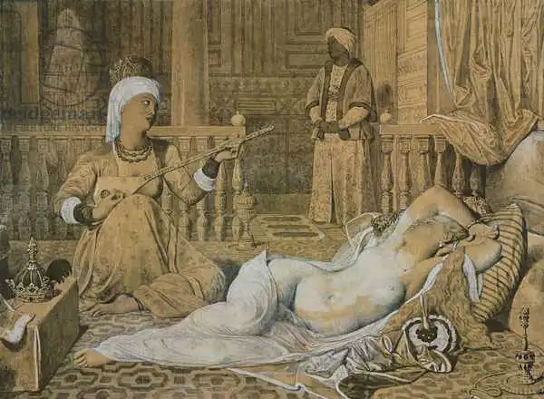 Ingres, Jean Auguste: Odalisque with a Slave