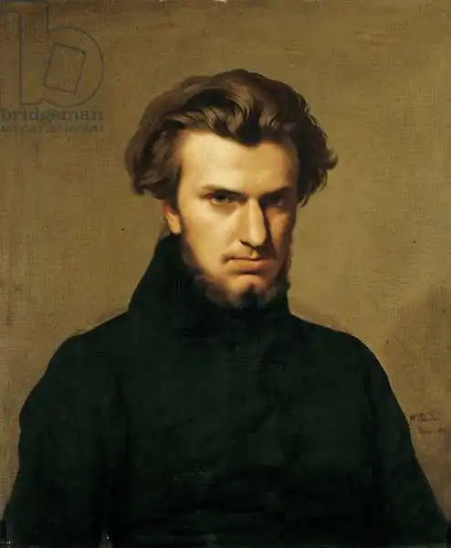 Flandrin, Hippolyte: Portrait of Ambroise Thomas (1811-96) 1834