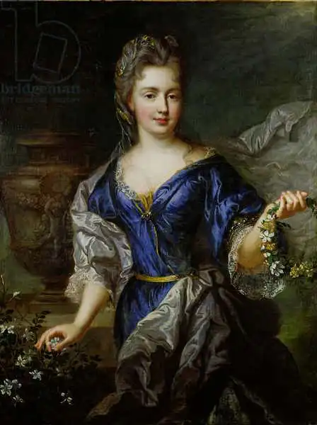 Largilliere, Nicholas de: Marie-Anne de Bourbon (1666-1739) Princesse de Conti