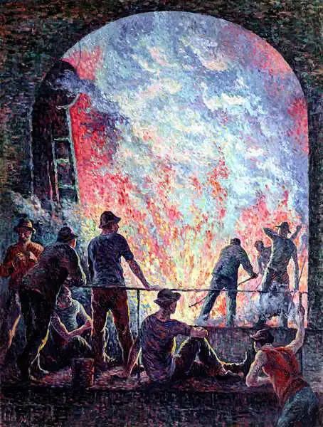 Luce, Maximilien: The Steel Works