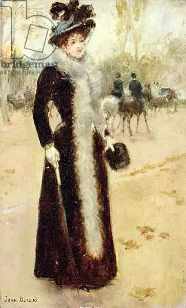 Béraud, Jean: Eine Pariser Frau in der Bois de Boulogne