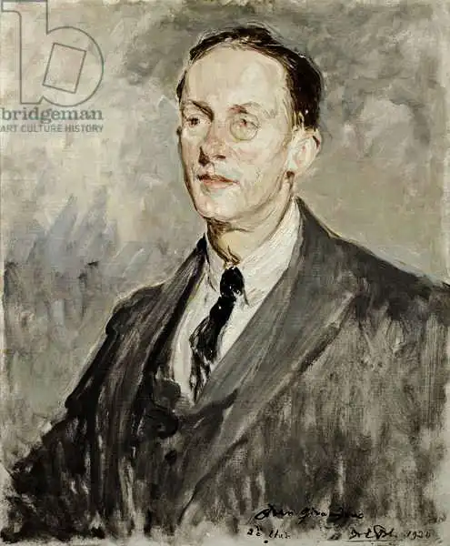 Blanche, Jacques-Emile: Portrait of Jean Giraudoux (1882-1944)