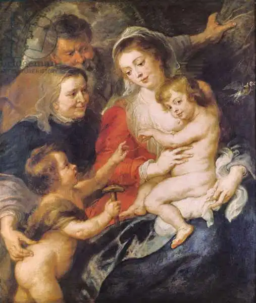 Rubens, Peter Paul: Holy Family with St. Elizabeth and the Infant St. John the Baptist