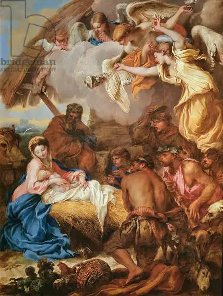 Castiglione, Benedetto: Adoration des bergers