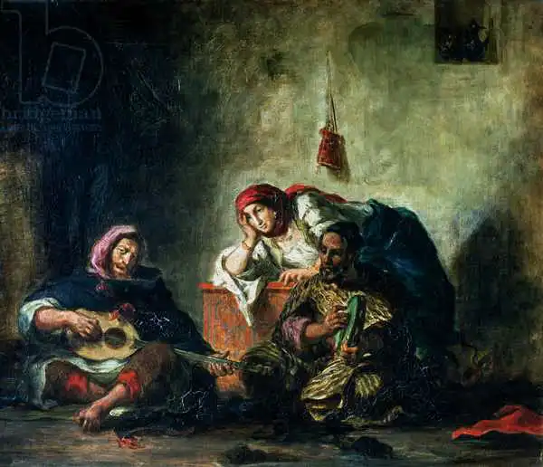 Delacroix, Eugene: Jewish Musicians in Mogador