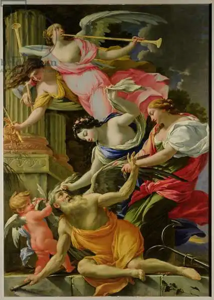 Vouet, Simon: Temps vaincu par l