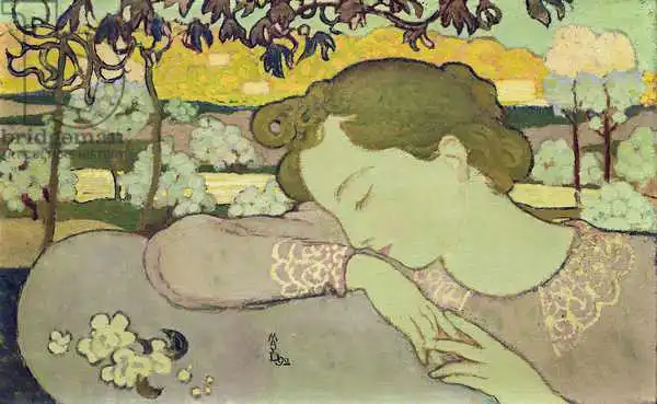 Denis, Maurice: Donna addormentata