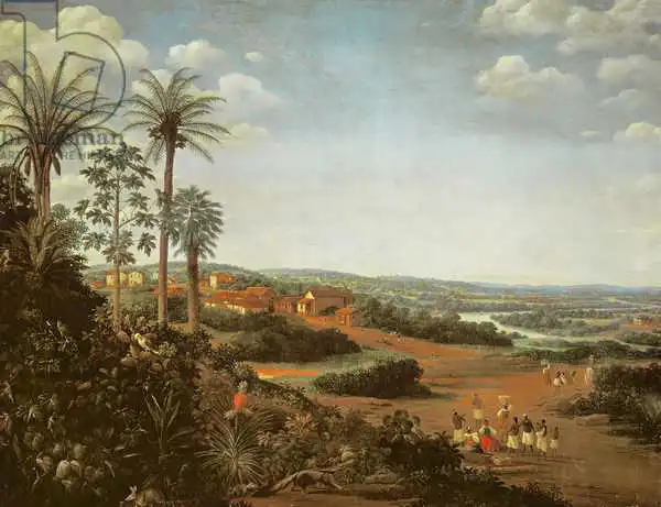 Post, Frans Jansz: Village of Serinhaem, Brazil
