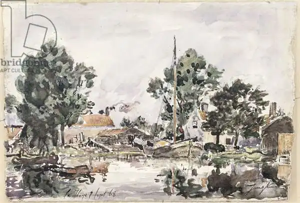 Jongkind, Johan: A Canal in The Hague